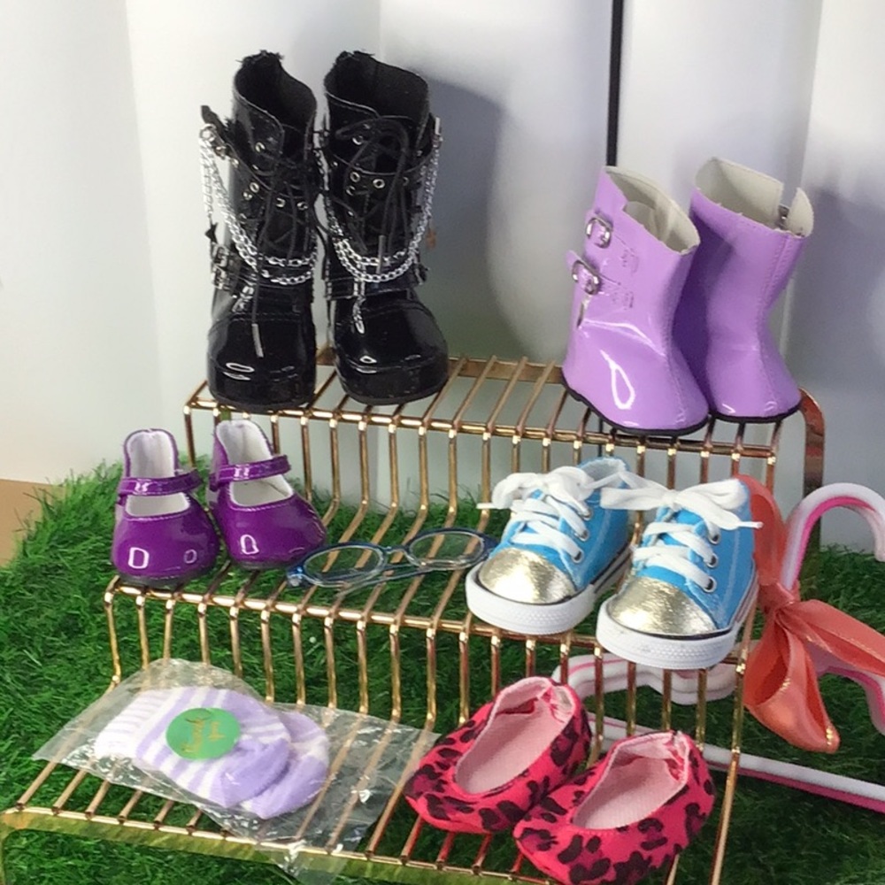 American girl shoes lot54 new